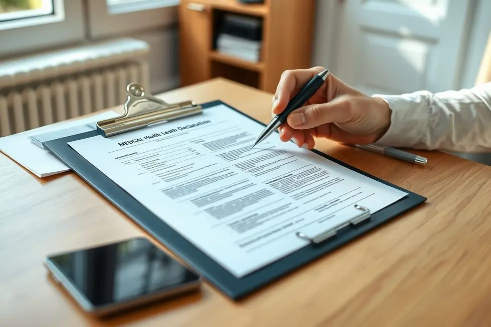 Passo a Passo para Preencher a Declaração de Saúde sem Erros